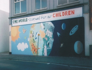 Street mural - Littlehampton, West Sussex